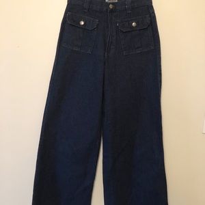 Stevenson Aero Overall Wide Leg Jeans